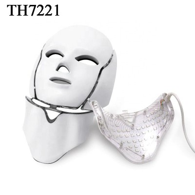 High Quality Professional 7 Colors Beauty Led Facial Mask for Face and Neck Whitening