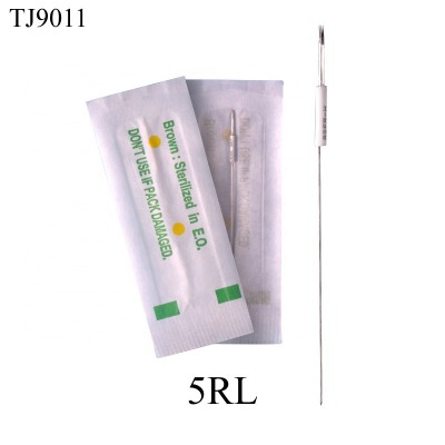 Popular Tattoo Sterilize Round Permanent Makeup Eyebrow Embroidery Needles for Machine Pen