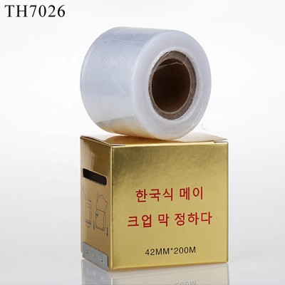 White Transparent 42MM*200M Preservative Numbing Film Semi Permanent Makeup Microblading Food Grade Plastic Wrap